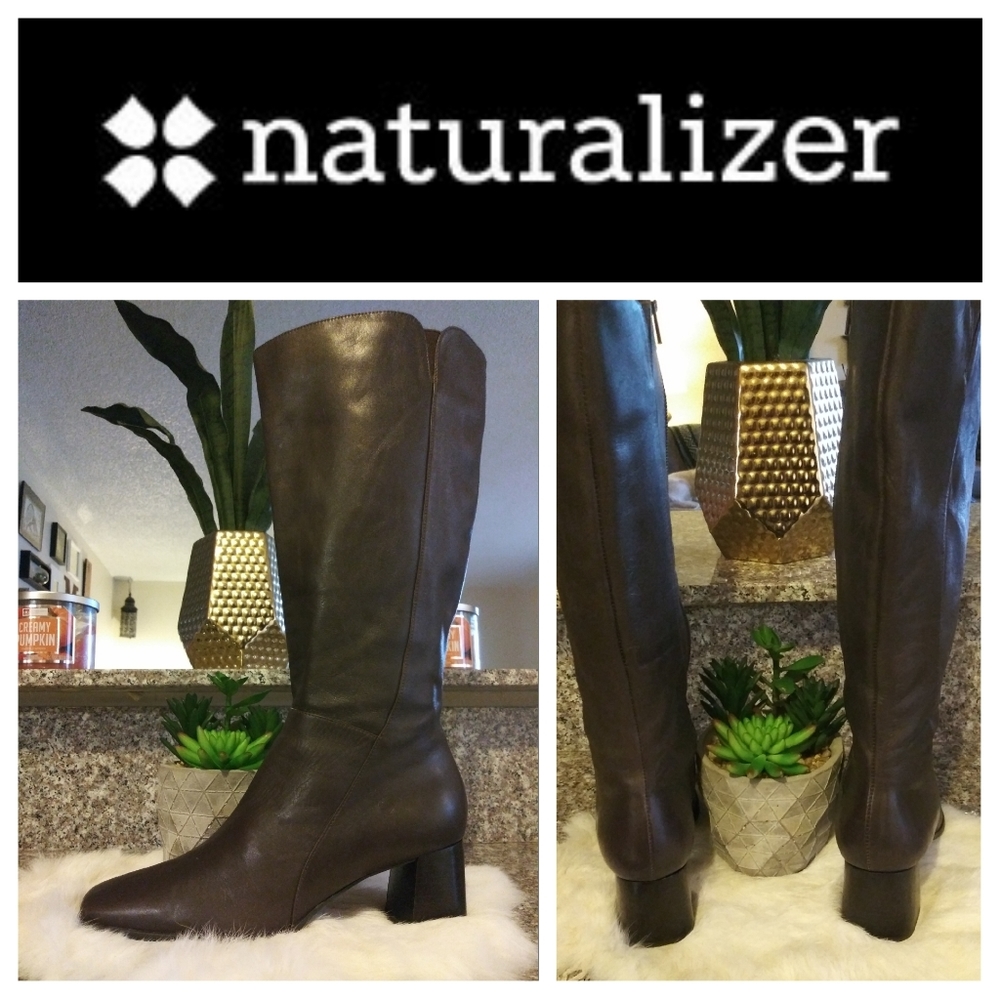 Naturalizer Leather Riding Boots